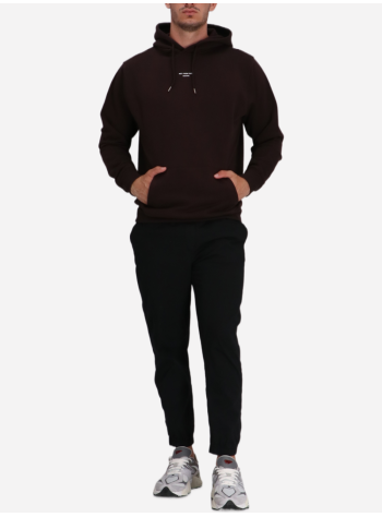drôle de monsieur sudadera hombre le hoodie slogan classique - iho161co127dbn dark brown 2