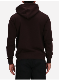 drôle de monsieur sweater manle hoodie slogan classique - iho161co127dbn dark brown