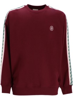 drôle de monsieur sweater manle sweatshirt tresses - isw167co127wn wine
