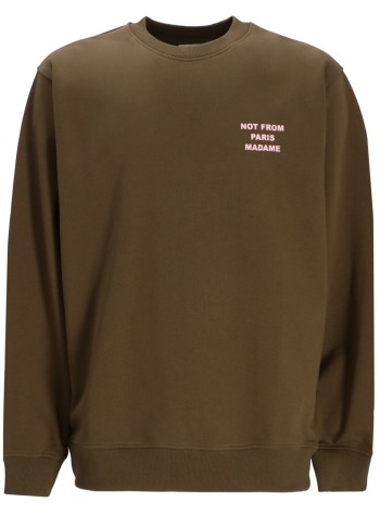 drôle de monsieur sudadera hombre le sweatshirt slogan - isw149co127kk kaki