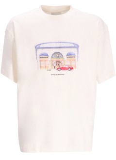 drôle de monsieur t-shirt manle t-shirt drôle palace - its285co002ow off white