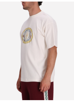 drôle de monsieur t-shirt manle t-shirt d miroir ornements - its284co002ow off white