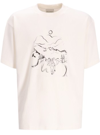 drôle de monsieur camiseta hombre le t-shirt ice-bar - its274co002ow off white