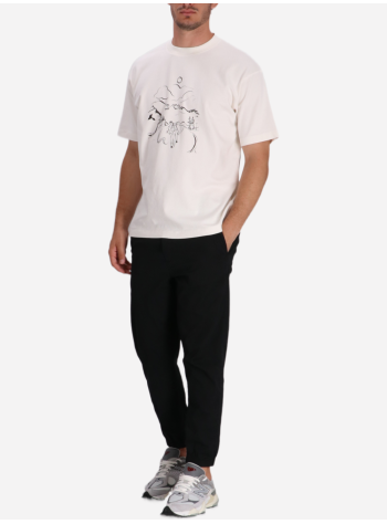drôle de monsieur camiseta hombre le t-shirt ice-bar - its274co002ow off white 2