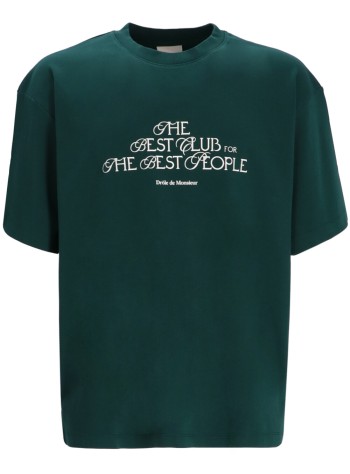 drôle de monsieur camiseta hombre le t-shirt "the best club" - its273co002dgn dark green