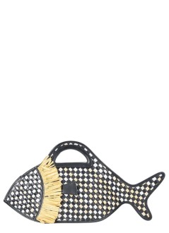 staud handbag mujer cleo fish basket bag - h25p4029rv blnt