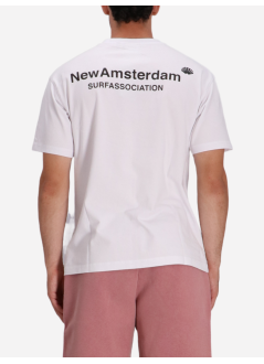 new amsterdam t-shirt manlogo tee - 2501185001 white black