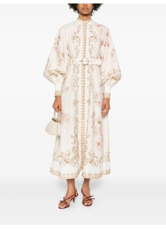 zimmermann dress womanhypnotic buttoned midi dress - 5168df251 cpny