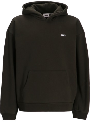 obey sudadera hombre bold icon extra heavy hood - 112470244 blk