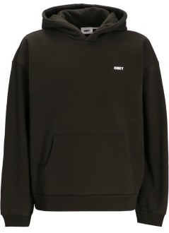 obey sweater manbold icon extra heavy hood - 112470244 blk