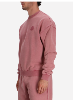 new amsterdam sweater manloo crewneck sweater embro washed - 2501069002 dusty rose