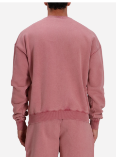 new amsterdam sweater manloo crewneck sweater embro washed - 2501069002 dusty rose