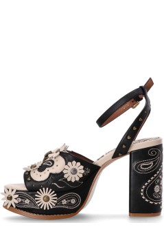 kurt geiger sandalia mujer flower western platform - 4728105189 05