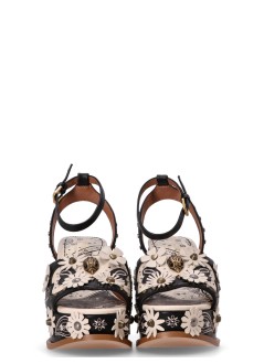 kurt geiger sandalia mujer flower western platform - 4728105189 05