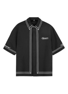 represent camiseria hombre border shirt - mlm100298 jet black
