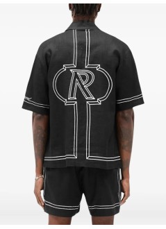 represent camiseria hombre border shirt - mlm100298 jet black