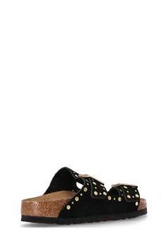 birkenstock sandalia mujer arizona rivet leve - 1030348 black