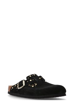 birkenstock clog womanboston rivet leve - 1030491 black