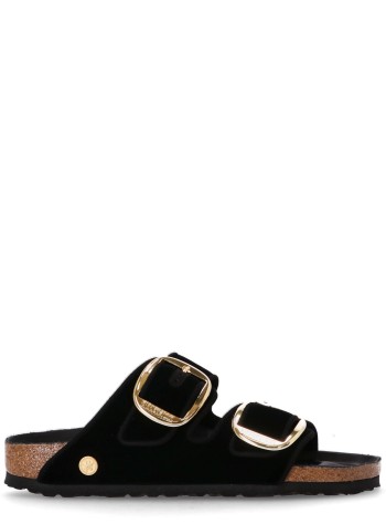 birkenstock sandal womanarizona bb exq tex velvet - 1030056 black