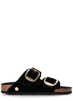 birkenstock sandalia mujer arizona bb exq tex velvet - 1030056 black