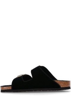 birkenstock sandalia mujer arizona bb exq tex velvet - 1030056 black