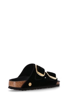 birkenstock sandalia mujer arizona bb exq tex velvet - 1030056 black