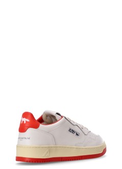 autry sneaker manmedalist low man m kitsune - aulmmk02 wht red