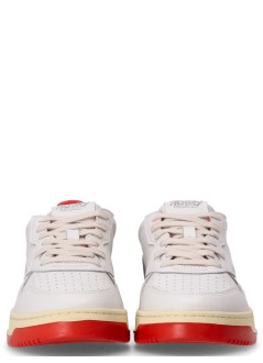 autry sneaker manmedalist low man m kitsune - aulmmk02 wht red