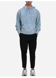 new amsterdam sweater manloo hoodie sweater washed - 2501070004 blue
