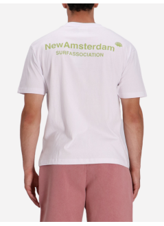 new amsterdam t-shirt manloo tee - 2501086001 white green