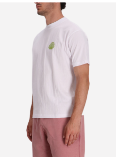 new amsterdam t-shirt manloo tee - 2501086001 white green