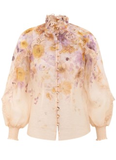 zimmermann t-shirt womanmemento embroidered blouse - 5455tf252 psfl