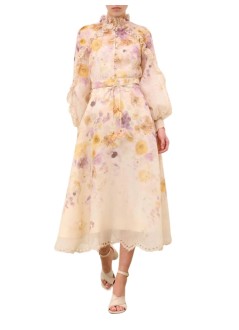 zimmermann falda mujer memento embroidered midi skirt - 5460sf252 psfl