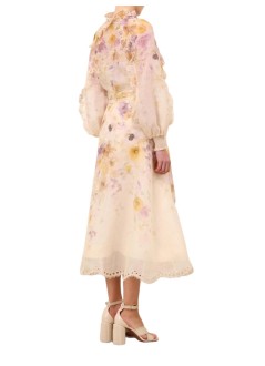 zimmermann falda mujer memento embroidered midi skirt - 5460sf252 psfl