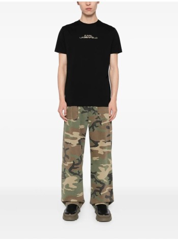 karl lagerfeld camiseta hombre t-shirt crewneck - 755061554242 990 2
