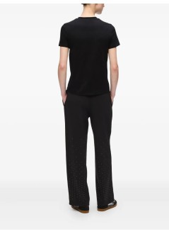 karl lagerfeld top womanrhinestone rain t shirt - a4w17050 999