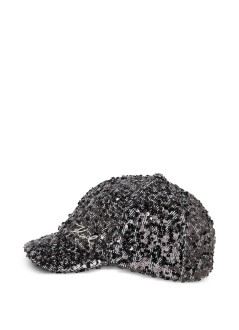 karl lagerfeld cap womank signature herringbone cap - a4w33005 2em