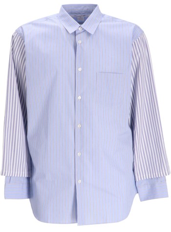 comme des garçons shirt shirt manmens shirt woven - fpb039w25 stripe stripe
