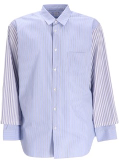 comme des garçons shirt camiseria hombre mens shirt woven - fpb039w25 stripe stripe
