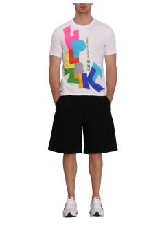 comme des garçons shirt t-shirt manmens t-shirt knit - fpt002w25 white print