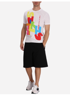 comme des garçons shirt camiseta hombre mens t-shirt knit - fpt004w25 white print
