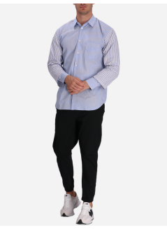 comme des garçons shirt camiseria hombre mens shirt woven - fpb039w25 stripe stripe
