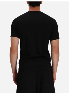 comme des garçons shirt camiseta hombre mens t-shirt knit - fpt002w25 black print