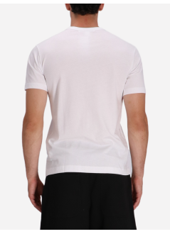 comme des garçons shirt camiseta hombre mens t-shirt knit - fpt004w25 white print