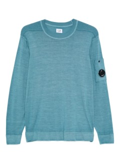 c.p.company knitwear manknitwear crew neck in fast dyed merinos - 19cmkn024a003247f 815