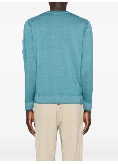 c.p.company knitwear manknitwear crew neck in fast dyed merinos - 19cmkn024a003247f 815