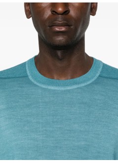 c.p.company knitwear manknitwear crew neck in fast dyed merinos - 19cmkn024a003247f 815