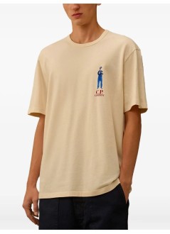 c.p.company t-shirt mant-shirts short sleeve in jersey guscette - 19cmts214a110094w 402