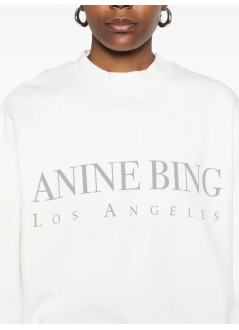 anine bing sweater womanjaci sweatshirt los angeles - a0810134ivy1 ivory
