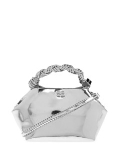 ganni crossbody womanganni bou bag small specchio - a7132 018